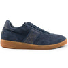 NAVY SHIZZO Signature Leather Sneakers, Navy