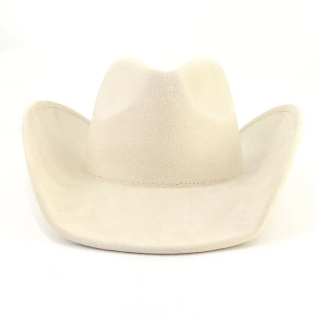 Cocoa Yacht Club Suede Western Big Roll Brim Cowboy Hat