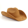 Cocoa Yacht Club Suede Western Big Roll Brim Cowboy Hat