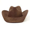 Cocoa Yacht Club Suede Western Big Roll Brim Cowboy Hat