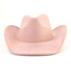 Cocoa Yacht Club Suede Western Big Roll Brim Cowboy Hat