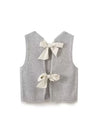 Cocoa Yacht Club Cream Bow Sweater Vest