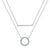 Cocoa Yacht Club Sweetrain Dainty Moissanite Necklace