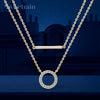 Cocoa Yacht Club Sweetrain Dainty Moissanite Necklace