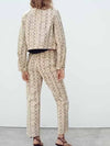 Cocoa Yacht Club Python Denim Suit