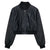 Cocoa Yacht Club Leather Bomber Jacket