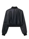 Cocoa Yacht Club Leather Bomber Jacket