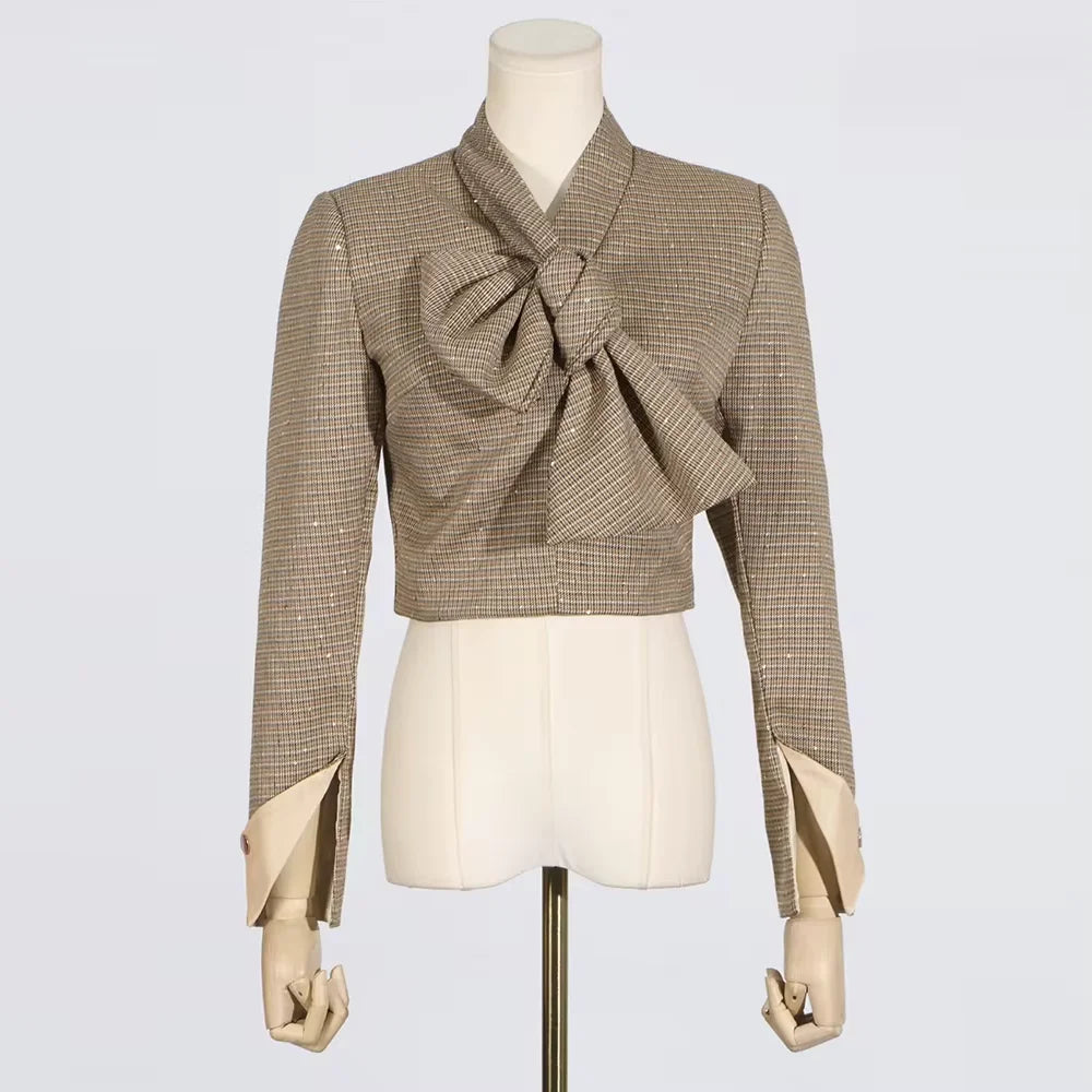 Cocoa Yacht Club Chic Bowknot Top & Skirt