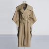 Cocoa Yacht Club Patchwork Belted Trench