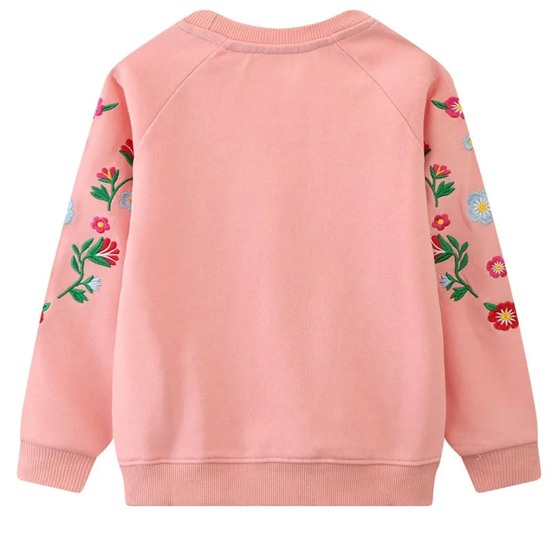 Cocoa Yacht Club Flower Crewneck Pullover Sweatshirt