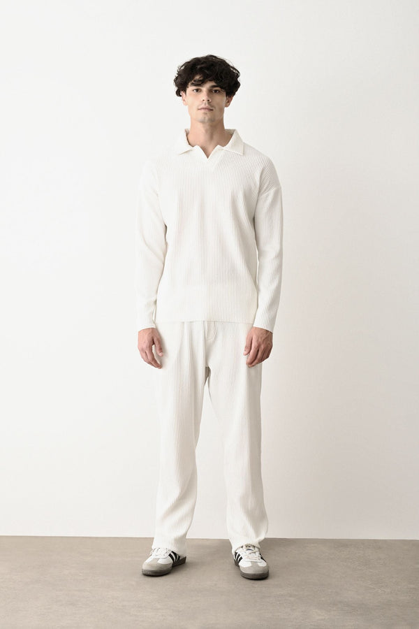 Collared Oversized Knitwear