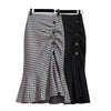 Cocoa Yacht Club Trumpet Houndstooth Vintage Skirt