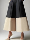 Cocoa Yacht Club Contrast Color Wide Leg Pants