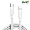 USB C to IOS PD 18W 2.4A Charging Cable For Lightning adapter