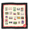 Stamps of the World Vintage Cashmere & Silk Scarf All-Around Bag