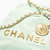 CHANEL 22 Mini Handbag, Shiny Calfskin & Gold-Tone MetalLight Green