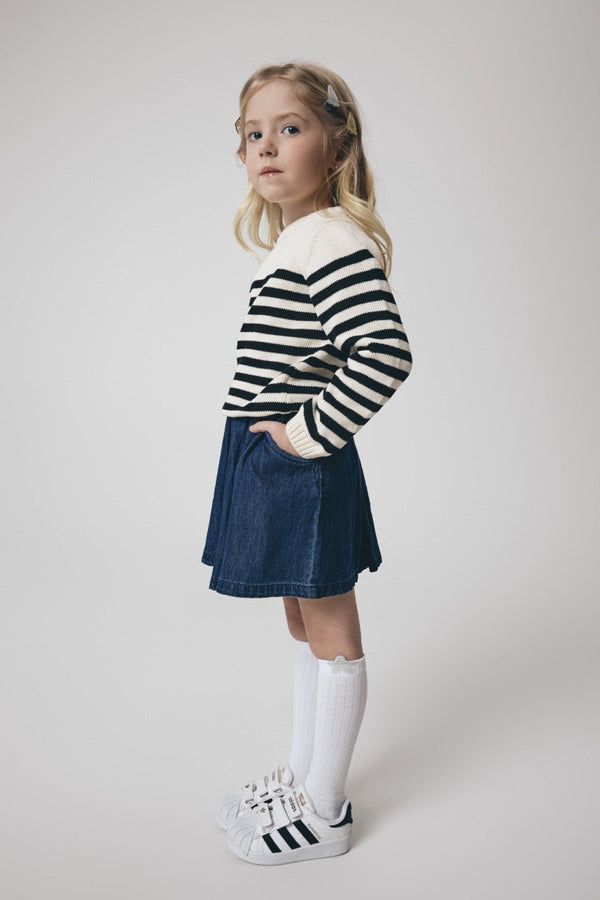 Cotton Knee-Highs Shimmering Picot