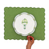 Valensole Lavender Scalloped Dinner Plate - Case of 12 Plates