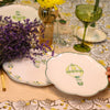 Valensole Lavender Scalloped Starter Plate - Case of 12 Plates