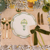 Valensole Lavender Scalloped Starter Plate - Set of 4