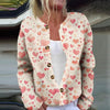 Cocoa Yacht Club Valentine's Day Cropped Cardigan