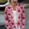 Cocoa Yacht Club Valentine's Day Cropped Cardigan