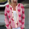 Cocoa Yacht Club Valentine's Day Cropped Cardigan