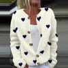 Cocoa Yacht Club Valentine's Day Cropped Cardigan