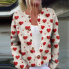 Cocoa Yacht Club Valentine's Day Cropped Cardigan