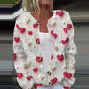 Cocoa Yacht Club Valentine's Day Cropped Cardigan