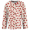 Cocoa Yacht Club Valentine's Day Cropped Cardigan