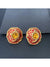 Cocoa Yacht Club Vintage Round Brass Clip-On Earrings