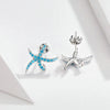 Cocoa Yacht Club Sterling Silver Blue Starfish Stud Earrings