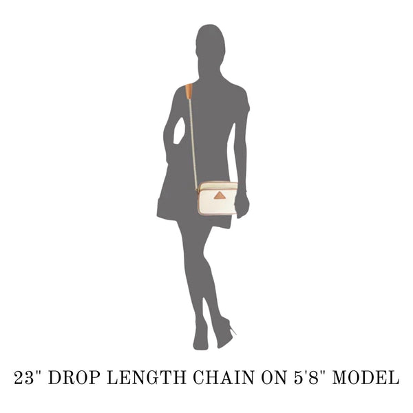 Au Fils du Temps Logo Vintage Silk Scarf Crossbody Bag