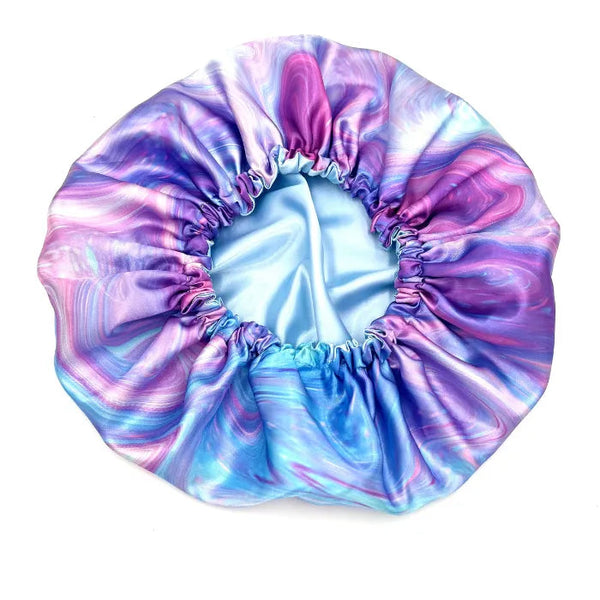Whirl of Fun Satin Bonnet & Scrunchie