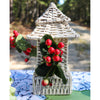 White Rattan Pagoda Set - Pair of Small