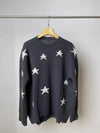 Cocoa Yacht Club Cashmere Stars Jacquard Sweater