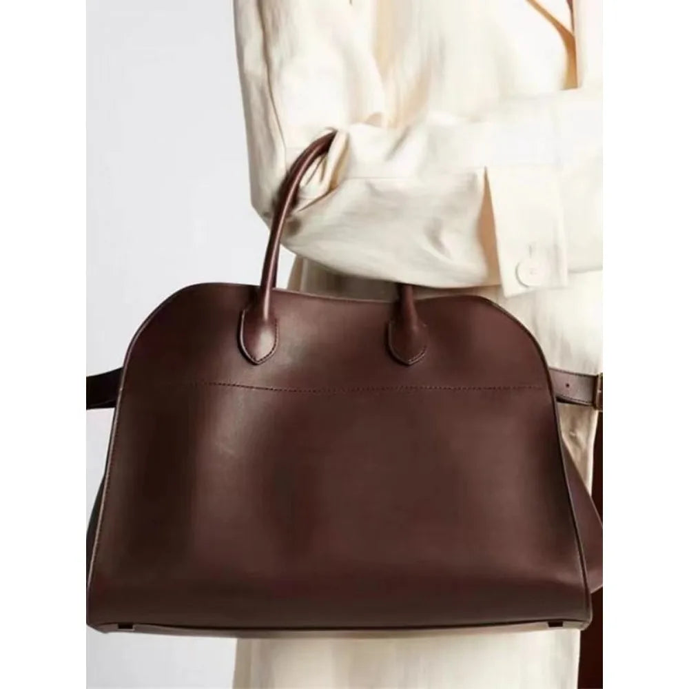 Cocoa Yacht Club Leather Tote Bag