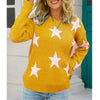 Cocoa Yacht Club Cute Star Pattern Sweater