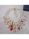 Cocoa Yacht Club Multi-layered Sunflower Charm Necklace