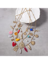 Cocoa Yacht Club Multi-layered Sunflower Charm Necklace