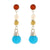 Cocoa Yacht Club Elegant Charm Handmade Beaded Water Drop Earrings