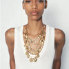 Cocoa Yacht Club Multi Layer Sunflower Necklace