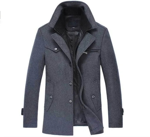 Cocoa Yacht Club Wool Slim Fit Men's Coat