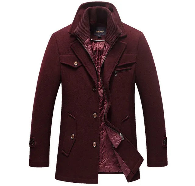 Cocoa Yacht Club Wool Slim Fit Men's Coat