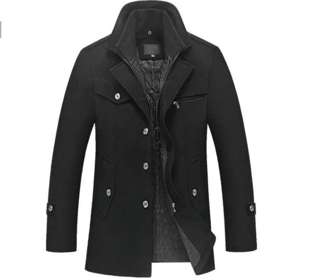 Cocoa Yacht Club Wool Slim Fit Men's Coat