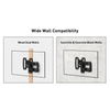 ErgoAV Small Motion TV Mount for 19" to 43" TVs