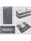 Gray Fabric Underwear Wardrobe Storage Organizer Box