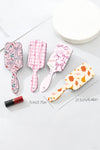 Grapefruit Orange Pumpkin Fall Vibe Print Air Cushion Comb