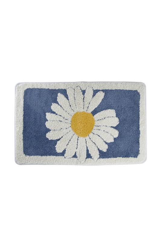 Soft Bath Mat - Flower